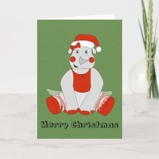 バレリーナのサイ - クリスマス特別編 シーズンカード (正面)