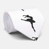 バレリーナのシルエット ネクタイ (ロール)