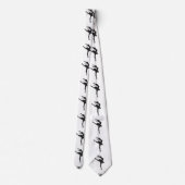 バレリーナのシルエット ネクタイ (裏面)