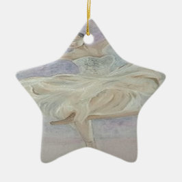 バレリーナのダンサー セラミックオーナメント