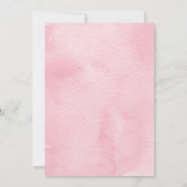 バレリーナのテーマの誕生日パーティーの招待状 招待状 (裏面)