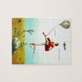 バレリーナのパズルの上の私を育てます ジグソーパズル (横)