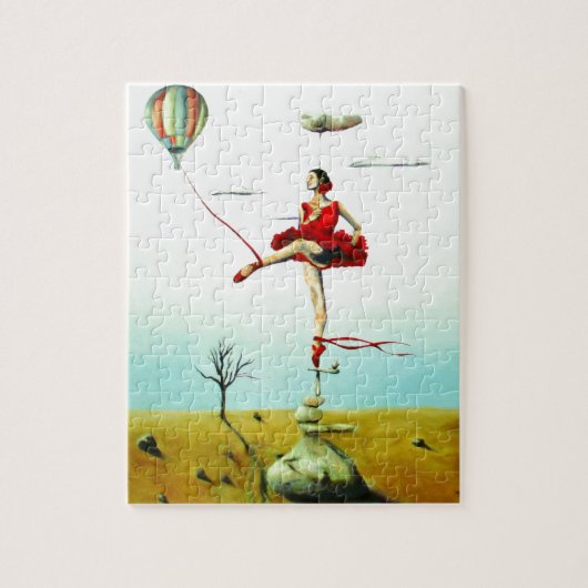 バレリーナのパズルの上の私を育てます ジグソーパズル (縦)