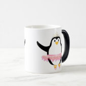 バレリーナのペンギン モーフィングマグカップ (正面右)