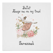 バレリーナのポスター、ダンスクラスのポスター ポスター (正面)