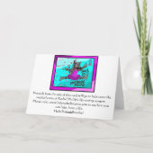 バレリーナのレイチェルフィリップスカード カード (裏面)