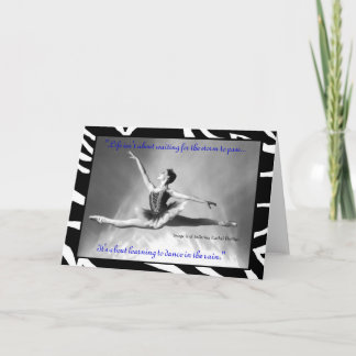 バレリーナのレイチェルフィリップスカード カード