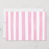 バレリーナの写真招待状 招待状 (裏面)