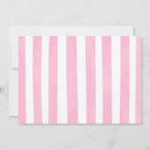 バレリーナの写真招待状 招待状 (裏面)