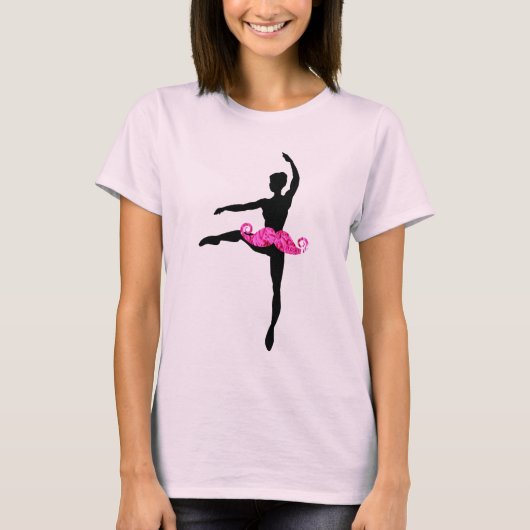 バレリーナの口ひげ Tシャツ (正面)