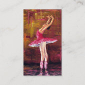 バレリーナの名刺 名刺 (裏面)