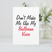 バレリーナの声を使わせないで カード (スタンド正面)