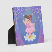 バレリーナの夢のファンタジーイラスト フォトプラーク (正面)