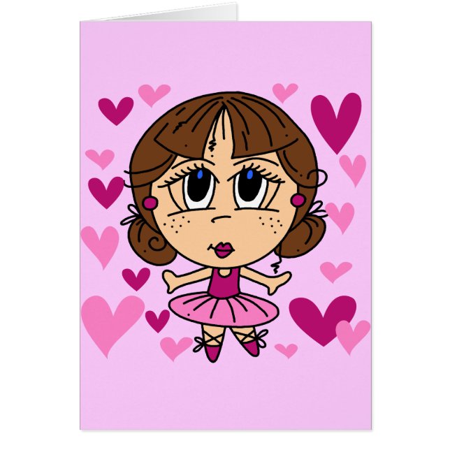 バレリーナの女の子 (正面)