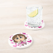 バレリーナの女の子 コースター (側面)