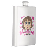 バレリーナの女の子 フラスク (右)