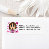 バレリーナの女の子 ラベル (インサイチュ)