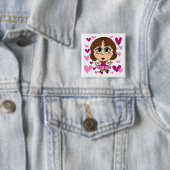 バレリーナの女の子 缶バッジ (インサイチュ)