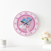 バレリーナの恋人-バレエの時計 ラージ壁時計 (ホーム)
