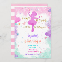 バレリーナの招待状 招待状