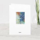 バレリーナの挨拶状 カード (裏面)