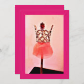 バレリーナの杖 招待状 (正面/裏面)