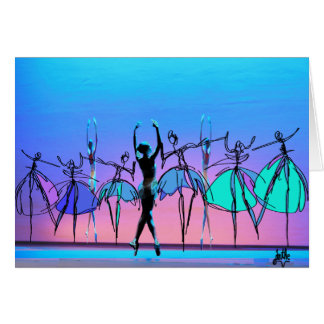 バレリーナの空白のなカード