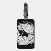 バレリーナの荷物のラベル ラゲッジタグ (裏面縦)