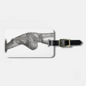 バレリーナの荷物のラベル ラゲッジタグ (正面横)