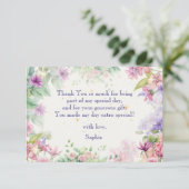 バレリーナの誕生日におどってみよう サンキューカード (スタンド正面)