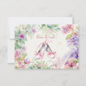 バレリーナの誕生日におどってみよう サンキューカード (裏面)