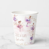 バレリーナの誕生日におどってみよう 紙コップ (裏面)