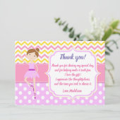 バレリーナの誕生日のサンキューカード サンキューカード (スタンド正面)