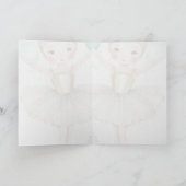 バレリーナの誕生日カード 幼女 グラフィックアーツ カード (内部)