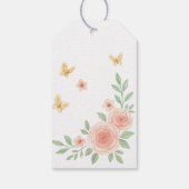 バレリーナの誕生日ギフトタグ – ピンクのバレエパーティー ギフトタグ (裏面)