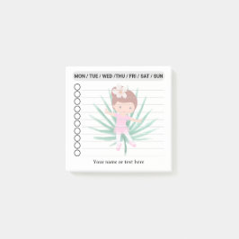 バレリーナのTODOリスト ポストイット