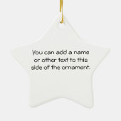 バレリーナはあなたのつま先のTシャツおよびギフトを後を追います セラミックオーナメント (裏面)