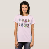 バレリーナは女性Tシャツに蹄鉄を打ちます Tシャツ (正面フル)