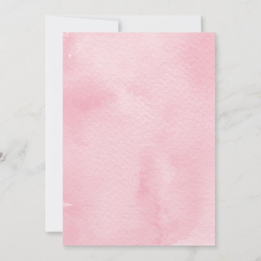 バレリーナをテーマにした誕生日パーティーの招待状 招待状 (裏面)