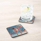 バレリーナアニメガール&キャンディーケーンクリスマス コースター (右側)