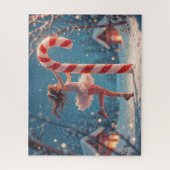 バレリーナアニメガール&キャンディーケーンクリスマス ジグソーパズル (縦)