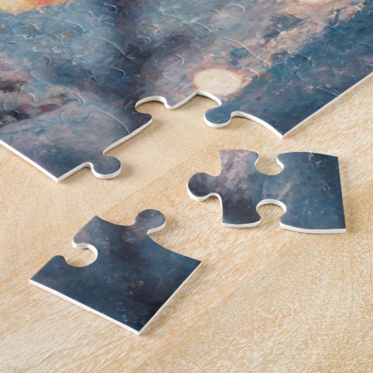 バレリーナアニメガール&キャンディーケーンクリスマス ジグソーパズル (側面)