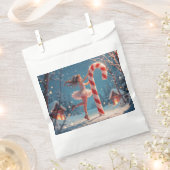 バレリーナアニメガール&キャンディーケーンクリスマス フェイバーバッグ (クリップ留めされた状態)