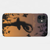 バレリーナインガーデンデュスクパーソナル Case-Mate iPhoneケース (裏面(横))