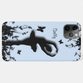 バレリーナインガーデンブルーパーソナル Case-Mate iPhoneケース (裏面(横))