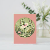 バレリーナカエル ポストカード (スタンド正面)