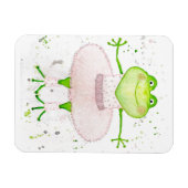 バレリーナカエル マグネット (横)