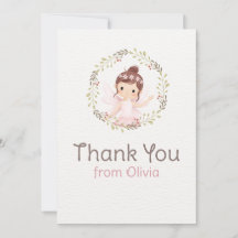 バレリーナガールインピンクドレス誕生日ベビーシャワー