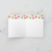 バレリーナガールサンキューカード サンキューカード (内部)