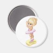 バレリーナガールマグネット マグネット (正面/裏面)